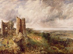 Hadleigh Castle by John Constable