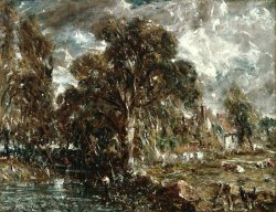 On The River Stour by John Constable