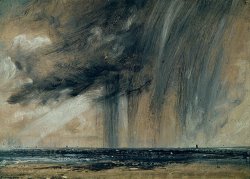 Rainstorm over the Sea by John Constable