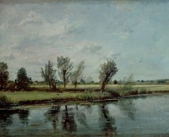 Water Meadows near Salisbury by John Constable