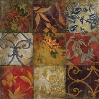 Floral Mosaic V by John Douglas