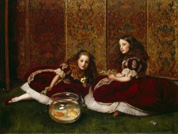 Leisure Hours by John Everett Millais