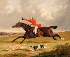 Foxhunting Encouraging Hounds by John Frederick Herring