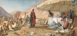 A Frank Encampment in The Desert of Mount Sinai. 1842 by John Frederick Lewis