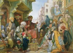 A Street In Cairo by John Frederick Lewis