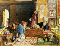 Interior of a School - Cairo by John Frederick Lewis