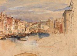 Venice The Grand Canal And Rialto by John Frederick Lewis