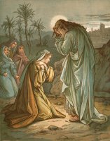 Christ in the garden of Gethsemane by John Lawson