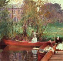 A Boating Party by John Singer Sargent