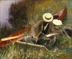 An Out of Doors Study by John Singer Sargent