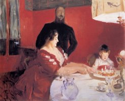 Fate Familiale The Birthday Party by John Singer Sargent