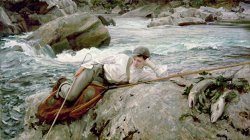 On His Holidays by John Singer Sargent