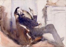 Portrait of Paul Cesar Helleu by John Singer Sargent