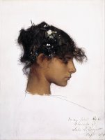 Rosina Ferrara, Head of a Capri Girl by John Singer Sargent