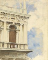 The Library in Venice by John Singer Sargent