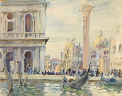 The Piazzetta by John Singer Sargent