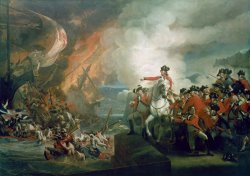 The Defear of the Floating Batteries at Gibraltar by John Singleton Copley