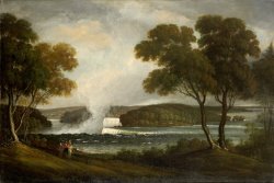 Niagara Falls From an Upper Bank on The British Side by John Trumbull