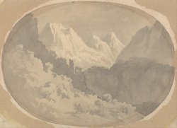 Alpine Scene by John Warwick Smith