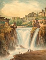 Falls of Tivoli by John Warwick Smith