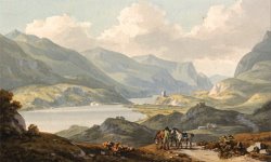 The Lakes of Llanberis by John Warwick Smith