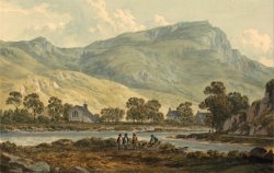 The Priory of Beddgelert, Caernarvonshire by John Warwick Smith
