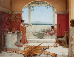'the Sweet Siesta of a Summer Day' by John William Godward