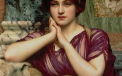 A Classical Beauty by John William Godward