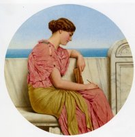 Distant Thoughts by John William Godward