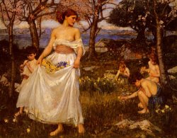 A Song of Springtime by John William Waterhouse