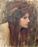 A Study for a Naiad by John William Waterhouse