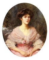 Portrait of Mrs Alex Puleston Henderson by John William Waterhouse