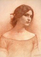 Study For The Lady Clare by John William Waterhouse