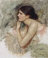 Study for The Sorceress by John William Waterhouse