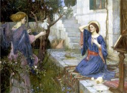 The Annunciation C 1914 by John William Waterhouse