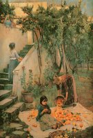 The Orange Gatherers by John William Waterhouse