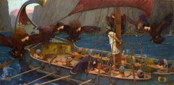 Ulysses And The Sirens by John William Waterhouse