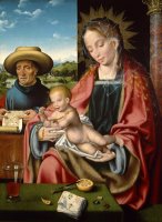 The Holy Family by Joos van Cleve