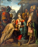 The Adoration of The Kings by Jose Juarez