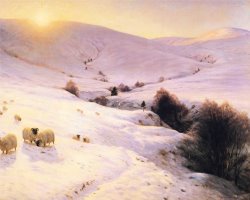 And The Sun Peeped O'er Yon Southland Hills by Joseph Farquharson