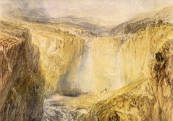 Fall of The Trees, Yorkshire by Joseph Mallord William Turner