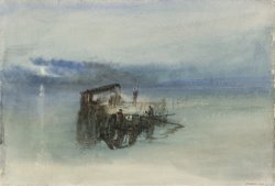 Fishermen on The Lagoon, Moonlight by Joseph Mallord William Turner