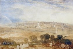 Jerusalem From The Mt. of Olives by Joseph Mallord William Turner