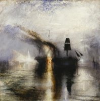 Peace Burial at Sea, Exhibited 1842 by Joseph Mallord William Turner