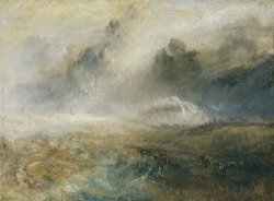 Rough Sea with Wreckage by Joseph Mallord William Turner