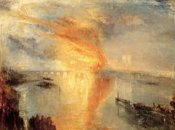 The Burning of The Houses of Parliament by Joseph Mallord William Turner