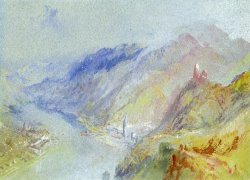 The Castle of Trausnitz overlooking Landshut by Joseph Mallord William Turner