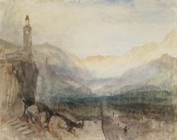 The Pass of The Splugen: Sample Study by Joseph Mallord William Turner