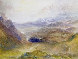 View Along An Alpine Valley by Joseph Mallord William Turner