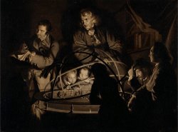 Philosopher Giving a Lecture on The Orrery by Joseph Wright